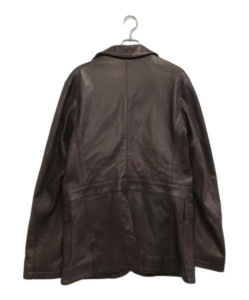 Engineered Garments（エンジニアドガーメンツ）Engineered Garments (エンジニアードガーメンツ) Golden Bear (ゴールデンベア) ラムレザーカーコート ブラウン サイズ:42の古着・服飾アイテム