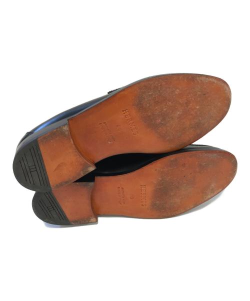 HERMES（エルメス）HERMES (エルメス) セリエコインローファー ブラック サイズ:40の古着・服飾アイテム