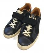 HERMESエルメス）の古着「ベルクロローカットスニーカー」｜ブラック