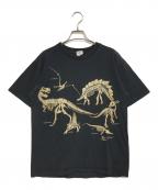 anvilアンヴィル）の古着「発泡プリントTシャツ」｜ブラック