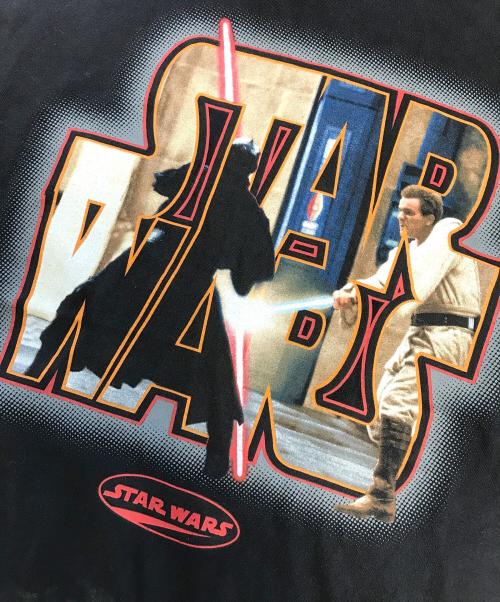 ムービーTシャツ（ムービーTシャツ）ムービーTシャツ (ムービーTシャツ) STAR WARS(スター・ウォーズ) ムービーＴシャツ ブラック サイズ:表記なしの古着・服飾アイテム