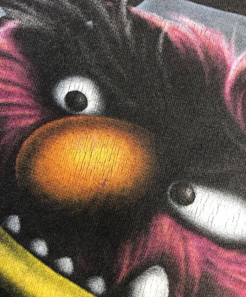 キャラクターTシャツ（キャラクターTシャツ）キャラクターTシャツ (キャラクターTシャツ) 90s THE MUPPET SHOW(ザ・マペット・ショー) キャラクターTシャツ ブラック サイズ:XLの古着・服飾アイテム