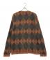 McGREGOR (マクレガー) アーガイルチェックアクリルカーディガン ブラウン サイズ:XL：28000円