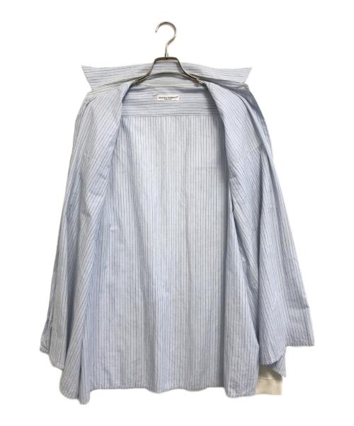 DOLCE & GABBANA（ドルチェ＆ガッバーナ）DOLCE & GABBANA (ドルチェ＆ガッバーナ) ニット切替シャツ ブルー サイズ:Lの古着・服飾アイテム