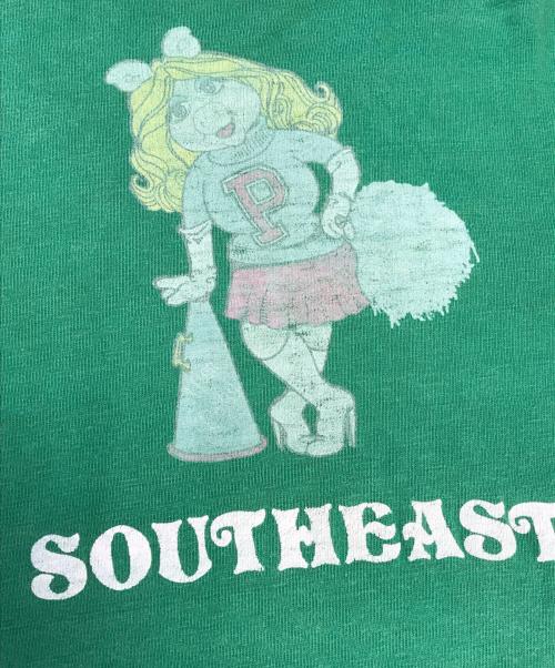 Champion（チャンピオン）Champion (チャンピオン) フットボールTシャツ グリーン サイズ:SMALLの古着・服飾アイテム