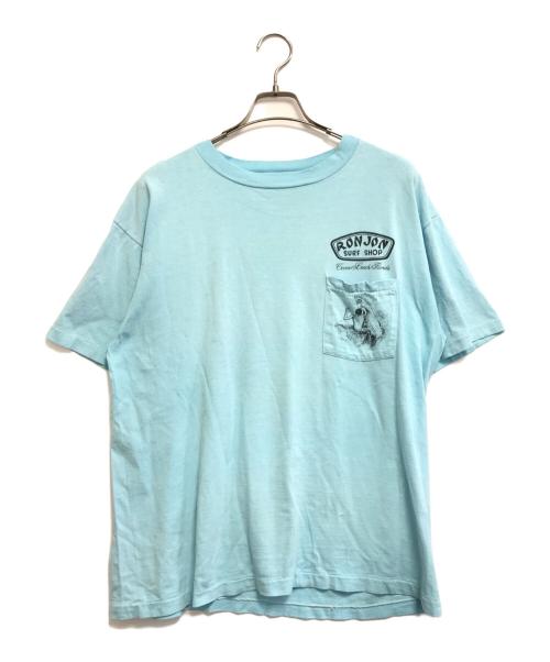 RON JON（ロンジョン）RON JON (ロンジョン) サーフTシャツ スカイブルー サイズ:XLの古着・服飾アイテム