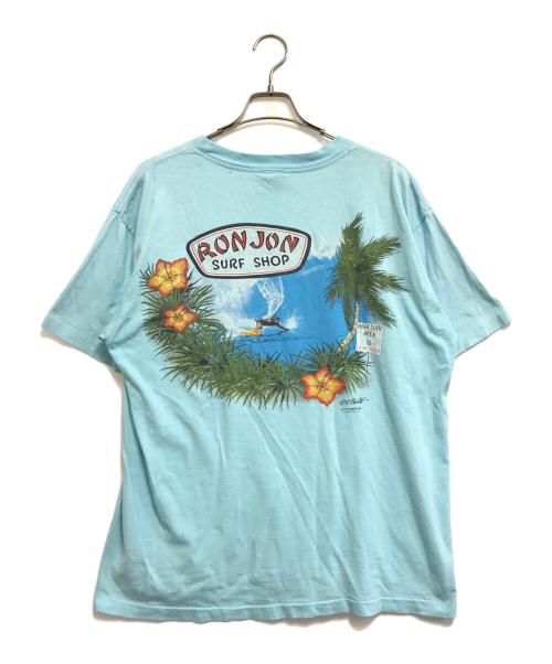 RON JON（ロンジョン）RON JON (ロンジョン) サーフTシャツ スカイブルー サイズ:XLの古着・服飾アイテム