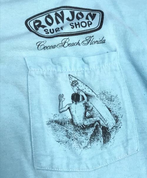RON JON（ロンジョン）RON JON (ロンジョン) サーフTシャツ スカイブルー サイズ:XLの古着・服飾アイテム