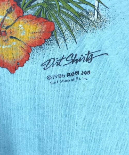 RON JON（ロンジョン）RON JON (ロンジョン) サーフTシャツ スカイブルー サイズ:XLの古着・服飾アイテム