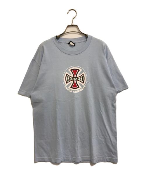 INDEPENDENT（インディペンデント）INDEPENDENT (インディペンデント) スケートTシャツ スカイブルー サイズ:Lの古着・服飾アイテム