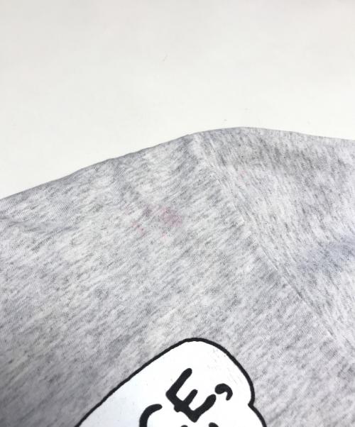 キャラクターTシャツ（キャラクターTシャツ）キャラクターTシャツ (キャラクターTシャツ) 90s simpsons(シンプソンズ) キャラクターTシャツ グレー サイズ:表記なしの古着・服飾アイテム