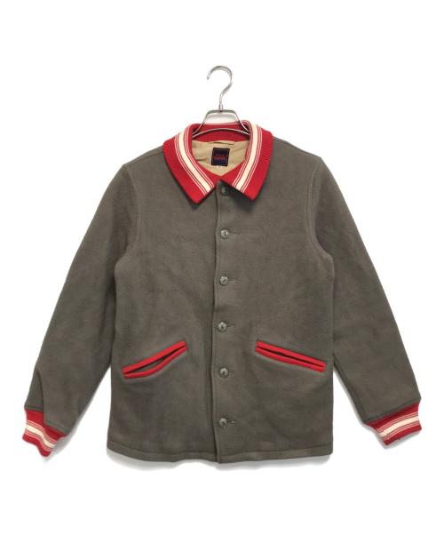 FULLCOUNT（フルカウント）FULLCOUNT (フルカウント) 襟付ウールジャケット ブラウン サイズ:36の古着・服飾アイテム