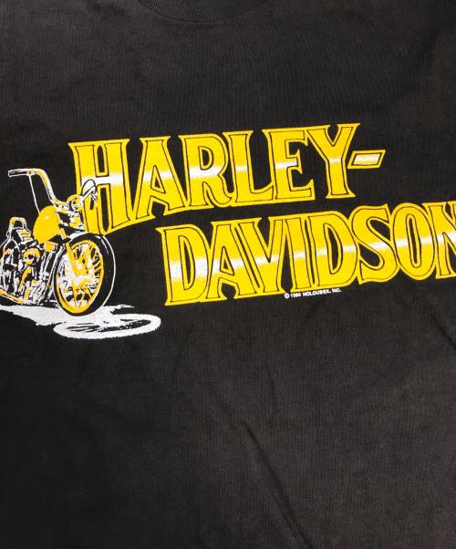 HARLEY-DAVIDSON（ハーレーダビッドソン）HARLEY-DAVIDSON (ハーレーダビッドソン) 両面プリントTシャツ ブラック サイズ:Ｌの古着・服飾アイテム