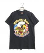 HARLEY-DAVIDSONハーレーダビッドソン）の古着「プリントTシャツ」｜ブラック