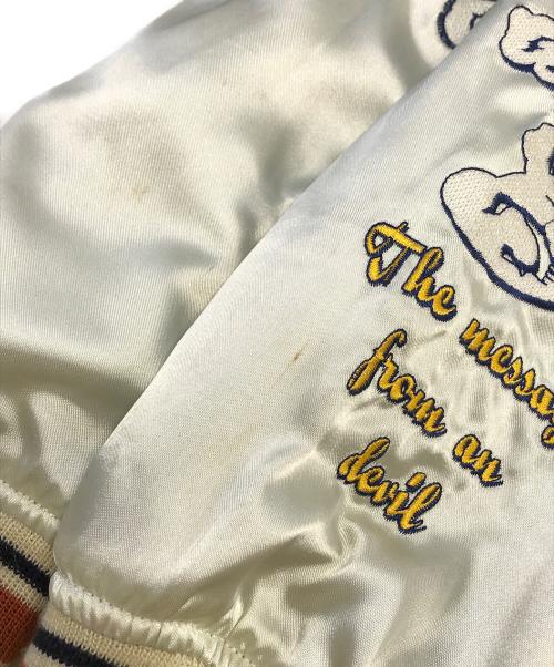 Peaked Yellow（ピークドイエロー）Peaked Yellow (ピークドイエロー) スカジャン ブルー サイズ:38の古着・服飾アイテム