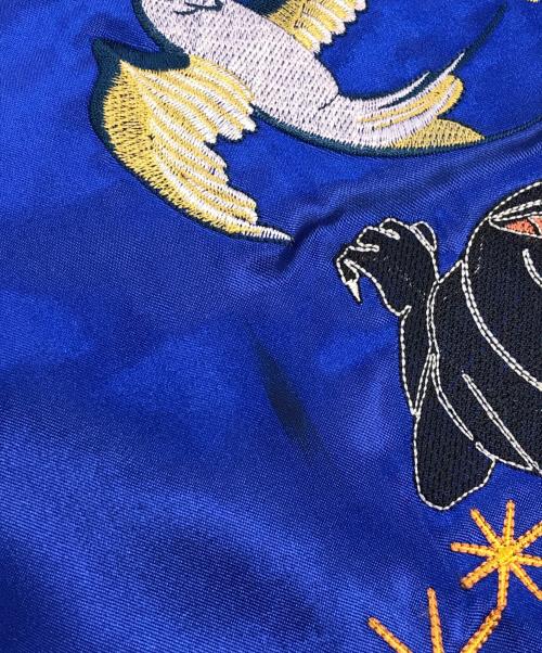 Peaked Yellow（ピークドイエロー）Peaked Yellow (ピークドイエロー) スカジャン ブルー サイズ:38の古着・服飾アイテム