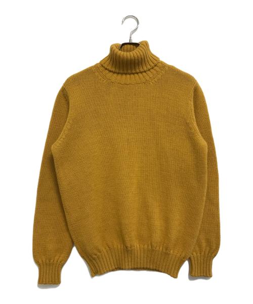 DE BONNE FACTURE（デ ボン ファクチュール）DE BONNE FACTURE (デ ボン ファクチュール) タートルネックニット イエロー サイズ:表記なしの古着・服飾アイテム