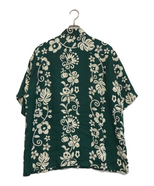 Sun Surf（サンサーフ）Sun Surf (サンサーフ) HAWAIIAN SKULL BORDER グリーン サイズ: XXLの古着・服飾アイテム