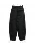 JIL SANDER (ジルサンダー) ベルト付コットントラウザーズ ブラック サイズ:32：23000円