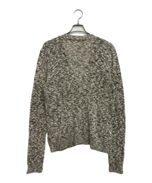 agnes b homme（アニエスベーオム）agnes b homme (アニエスベーオム) リネン混カーディガン グレー サイズ:表記なしの古着・服飾アイテム