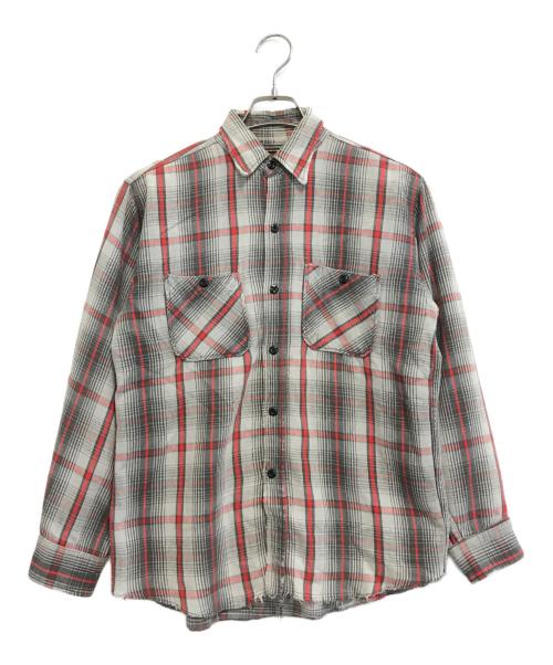 VINTAGE（ヴィンテージ）VINTAGE (ヴィンテージ) チェックネルシャツ レッド サイズ:15の古着・服飾アイテム