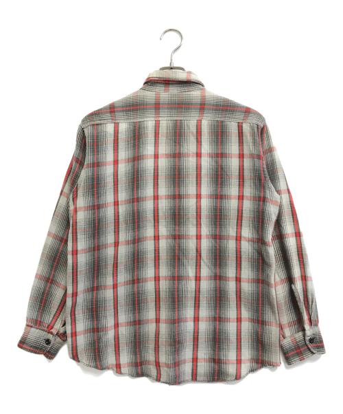 VINTAGE（ヴィンテージ）VINTAGE (ヴィンテージ) チェックネルシャツ レッド サイズ:15の古着・服飾アイテム