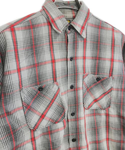 VINTAGE（ヴィンテージ）VINTAGE (ヴィンテージ) チェックネルシャツ レッド サイズ:15の古着・服飾アイテム