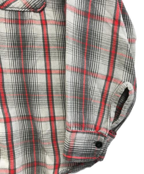 VINTAGE（ヴィンテージ）VINTAGE (ヴィンテージ) チェックネルシャツ レッド サイズ:15の古着・服飾アイテム