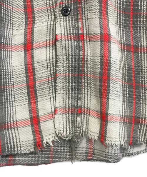 VINTAGE（ヴィンテージ）VINTAGE (ヴィンテージ) チェックネルシャツ レッド サイズ:15の古着・服飾アイテム