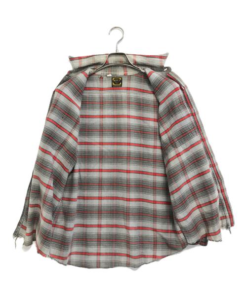VINTAGE（ヴィンテージ）VINTAGE (ヴィンテージ) チェックネルシャツ レッド サイズ:15の古着・服飾アイテム