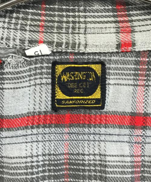 VINTAGE（ヴィンテージ）VINTAGE (ヴィンテージ) チェックネルシャツ レッド サイズ:15の古着・服飾アイテム