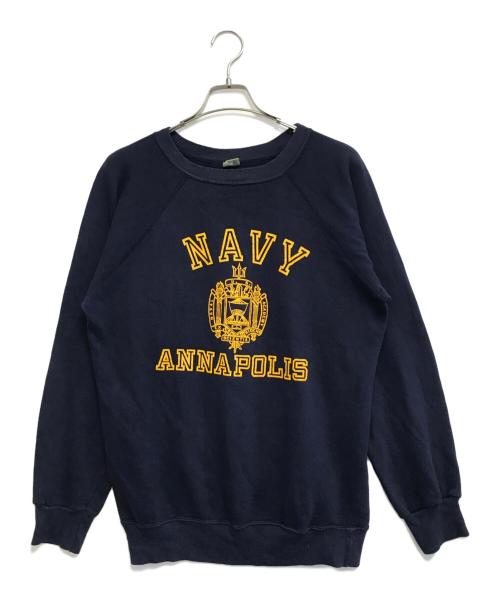 Champion（チャンピオン）Champion (チャンピオン) ラグランスウェット ネイビー サイズ:Lの古着・服飾アイテム