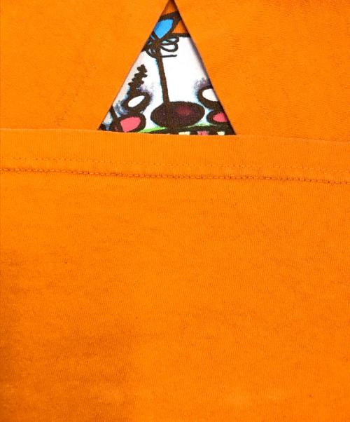 バンドTシャツ（バンドTシャツ）バンドTシャツ (バンドTシャツ) LIMP BIZKIT(リンプ・ビズキット)バンドTシャツ オレンジ サイズ:XLの古着・服飾アイテム