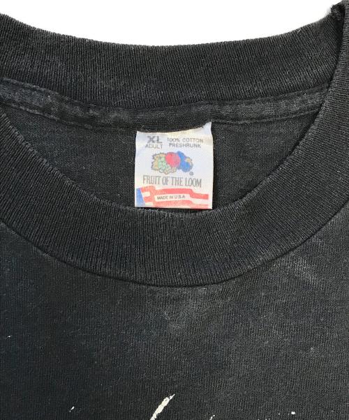 FRUIT OF THE LOOM（フルーツオブザルーム）FRUIT OF THE LOOM (フルーツオブザルーム) アートTシャツ ブラック サイズ:XLの古着・服飾アイテム