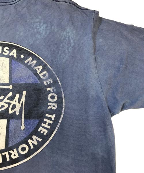 stussy（ステューシー）stussy (ステューシー) プリントTシャツ ネイビー サイズ:Ｌの古着・服飾アイテム
