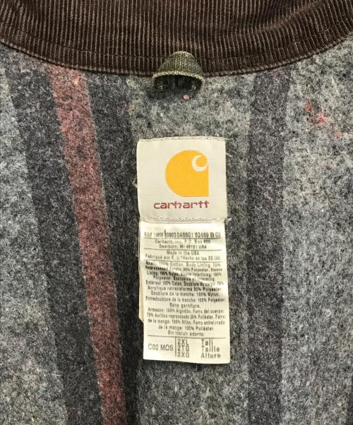 CarHartt（カーハート）CarHartt (カーハート) ミシガンチョアコート モスグリーン サイズ:2XLの古着・服飾アイテム