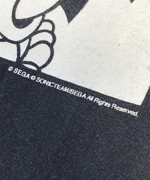 SONIC（ソニック）SONIC (ソニック) 00s Sonic(ソニック)キャラクターTシャツ ブラック サイズ:XLの古着・服飾アイテム