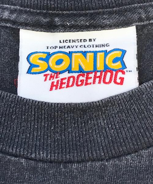 SONIC（ソニック）SONIC (ソニック) 00s Sonic(ソニック)キャラクターTシャツ ブラック サイズ:XLの古着・服飾アイテム