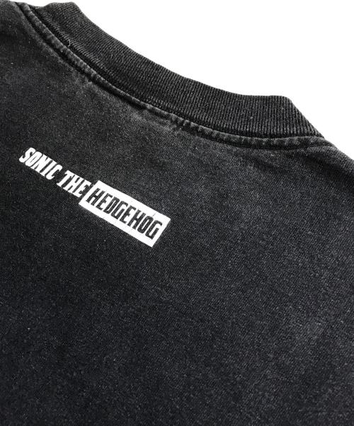SONIC（ソニック）SONIC (ソニック) 00s Sonic(ソニック)キャラクターTシャツ ブラック サイズ:XLの古着・服飾アイテム