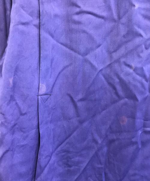 TOWN CRAFT（タウンクラフト）TOWN CRAFT (タウンクラフト) レーヨンアセテートオープンカラーシャツ パープル サイズ:Ｍの古着・服飾アイテム