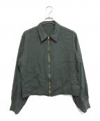 VINTAGEヴィンテージ）の古着「レーヨンジャケット」｜カーキ