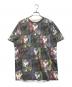 DISNEY（ディズニー）の古着「総柄プリントTシャツ」｜ブラック