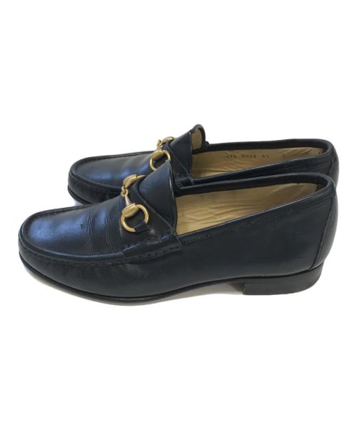 GUCCI（グッチ）GUCCI (グッチ) ホースビットローファー ブラック サイズ:41の古着・服飾アイテム