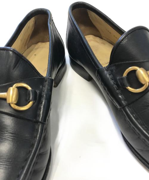 GUCCI（グッチ）GUCCI (グッチ) ホースビットローファー ブラック サイズ:41の古着・服飾アイテム