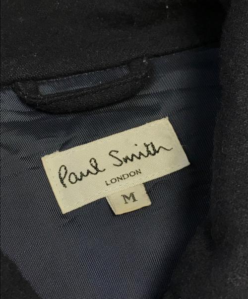 PAUL SMITH（ポールスミス）PAUL SMITH (ポールスミス) ウールメルトンジップアップジャケット ネイビー サイズ:Mの古着・服飾アイテム