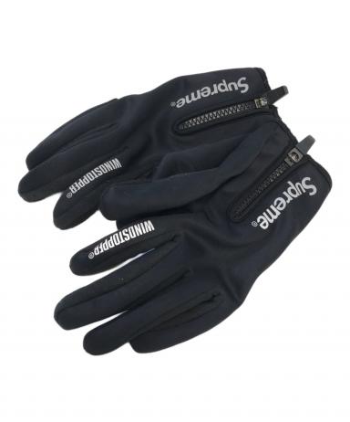 中古・古着通販】SUPREME (シュプリーム) 手袋 ブラック サイズ:表記