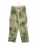 J.S HOMESTEADジャーナルスタンダード ホームステッド）の古着「タイダイ柄イージーパンツ」｜グリーン