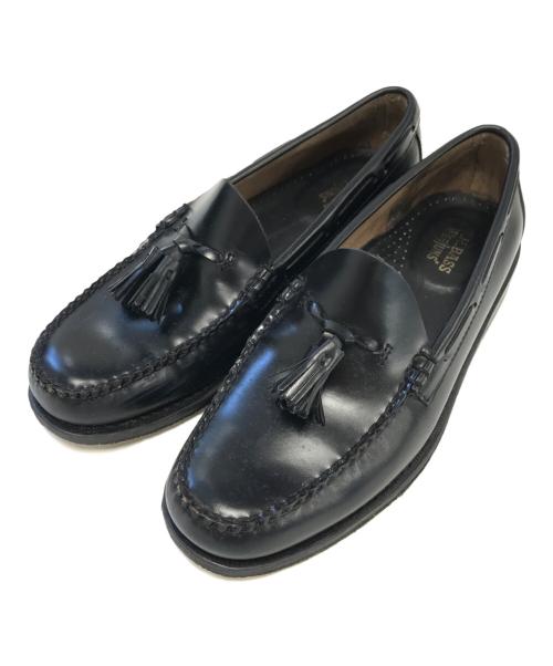G.H.BASS（ジーエイチバス）G.H.BASS (ジーエイチバス) タッセルローファー ブラック サイズ:US8/UK7/EU41の古着・服飾アイテム