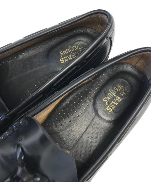 G.H.BASS（ジーエイチバス）G.H.BASS (ジーエイチバス) タッセルローファー ブラック サイズ:US8/UK7/EU41の古着・服飾アイテム