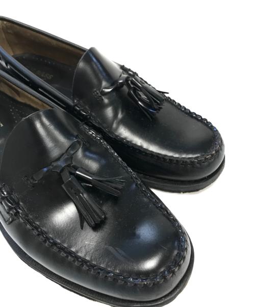G.H.BASS（ジーエイチバス）G.H.BASS (ジーエイチバス) タッセルローファー ブラック サイズ:US8/UK7/EU41の古着・服飾アイテム